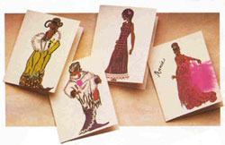 Picture of Black Fashional Ladies Cards